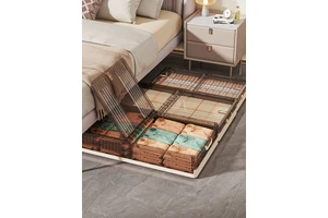 Folding Under Bed Storage Box with Large Capacity Space-Saving Design for Convenient Organization and Easy Access