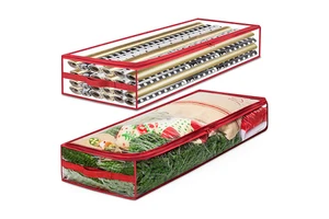 Wholesale Under-Bed Transparent Fabric Storage Organizer Christmas Tree Storage Bag for Christmas Tree
