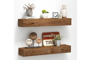Wooden Wall Mounted Storage Rack Wall Mounted Storage Unit Living Room Wall Shelf Wall Mounted Board on the Wall