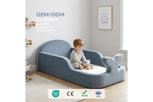 OEKO-TEX Excellent Rebound Safe Worry-free Compressible Kids Foam Floor Bed For Small Area Room