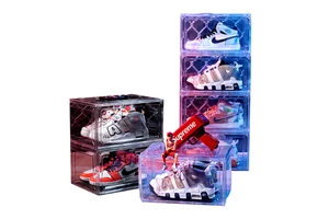 Hot Selling Stackable Plastic Transparent Storage Sneaker Box Factory OEMODM Clear Foldable Shoes Organizer Storage Boxes & Bins