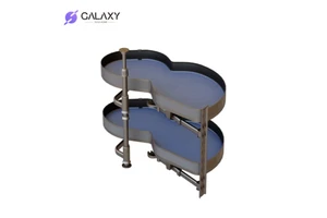 Modern Magic Corner Organizer Drawer Basket Space-Saving Kitchen Cabinet Blind Corner Solution with Pull Swing Tray