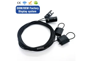 Factory Adjustable Black Color Cable Clips And Looping Cable Gripper Ceiling Suspension Kit For Hanging System