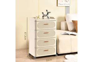 8006-4 Best Quality Multi-Function 4 Layers Plastic Drawer Parts Storage Cabinets Organizers
