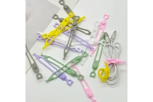 Multipurpose Silicone Elastic Cord Organizer for Bundling and Fastening Cable Cords Wires