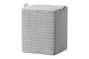 Houndstooth Quilt Storage Bag Portable Fabric Wardrobe Storage for Living Room Clothes Packing and Moving Cloth Storage Box