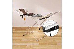EVIA Skin Friendly Big Family Cheap Timer Electric Clothes Drying Hanger Rack