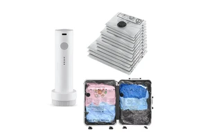 NPA+PE Foldable 6-Wire Thickness Vacuum Compression Bags for Clothing Storage