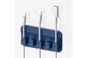 Hot Selling Silicone Cable Holder Magnetics Adhesive Desk Cord Wire Clips Organizer OEM LOGO Magnetic Cable Management