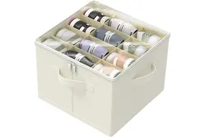 Large 12 Pairs Folding Shoe Storage Organizer Closet Cabinet Shoe Case Strong Shoe Storage Box with Transparent Lid