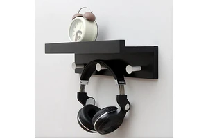 Wall Mounted Shelf Coat Hooks Rack for Entryway, Bedroom, Kitchen, Bathroom