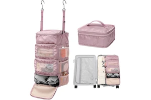 Multi-layer Fabric Multifunction Storage Bag Casual Simple Luggage Packing Organizer Hook Clothing Underwear Carry Closet Size