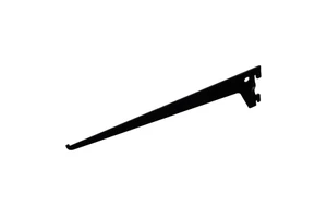 Adjustable Carbon Steel Wall Mounted Single Rail Bracket Two Hook Storage Holders Racks Powder Spraying Home Wall Storage