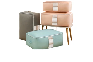 Non-Woven Fabric Single Multifunction Quilt Storage Bag Clothing Organizer Luggage Moving Packing Moisture-Proof Dust-Proof