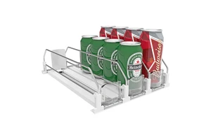 Dispenser Fridge Drink Automatic Pusher Glide Drink Organizer Soda Can Organizer For Refrigerator