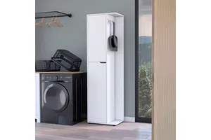White 2-Door Cabinet Organizer