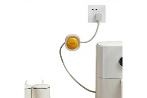 Storage Wire Winder Punch-Free Plug Holder Cable Organizer Power Cord Storage Desktop Traceless Wire Wrap MM8020 HIPS Plastic