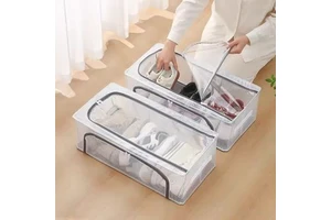 Best Sale Steel Frame Closet Organizers Foldable Moisture-Proof Shoe Storage Boxes for Bedroom Living Room Clothes Shoes