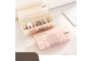 Charger Cable Cord Storage Organizer Without Cable Ties Desk Drawer Accessories Organizers