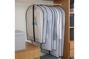Best Price Wardrobe Storage Washable Hanging Transparent Garment Bag for Suit Dress Damp Proof Dust Proof Organizer