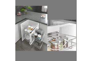 OEM china wholesale storage box stackable kitchen cabinet organizer