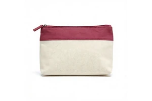 Custom Logo National Fashion Geometric Color-Block Durable Nylon Zipper Makeup Bag High-Value Portable Storage