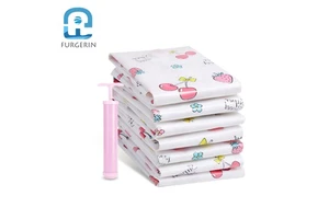 Vacuum Bag Storage for Clothes Zip Lock Bags Wardrobe Organizer Home Storage Reusable Packing Bags Travel Set for Garment
