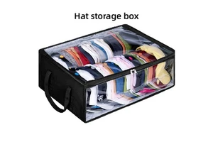 Multi-Purpose Storage Bag for Hats Clothes Quilts Underwear Foldable Visible Dustproof Home Organizer Storage Pouch