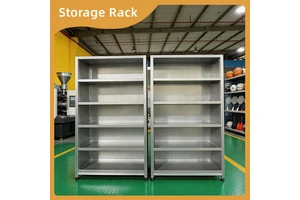 Modular Aluminum Profile Storage Rack with Integrated Cable Management for Organized Electrical and Wire Storage