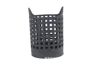 2024 Large Capacity Round Woven Cotton Rope Rope Storage Basket for Living Room Dirty Cloth Laundry Basket