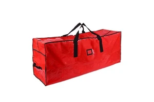 Heavy-Duty PVC Europe Design Christmas Tree Storage Bag Waterproof Dustproof Zipper Closure Handles Artificial Holiday Storage