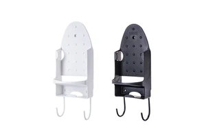 Wall Mounted Iron Storage Rack Heat Resistant Organizer for Kitchen Hotel Bathroom Household Durable
