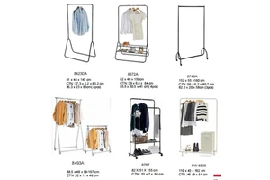 Fashion Store Garment Display Rack for Clothing Boutique Clothing Shelves Coat Rack