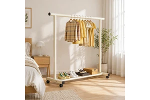 Design Clothes Storage Vertical Coat Rack Coat Rack Metal Standing Coat Rack for Clothing Store Balcony Drying