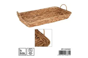 45x28x6.5cm Home Organization Woven Storage Basket