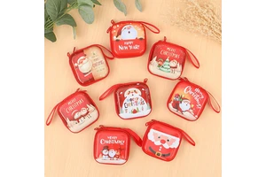 New Christmas Cartoon Wallet Iron Storage Box