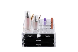 Desktop Finishing Cosmetic Makeup Organizer Plastic Storage Box Makeup Organizer