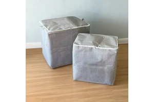 Extra Large 180L Foldable Wardrobe Storage Bag for Clothes Handy Handle-Zippered Organizer