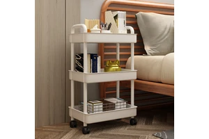 Storage Rack Cart Bathroom Kitchen Multifunction Shelving Multi-layer Storage Rack Bedroom Snack Rack