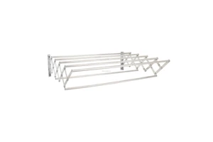 Clothes Drying Towel Rack Wall Mounted Foldable Expandable Stainless Steel 80cm Rail Towels Bathroom Storage Holder Space Saving
