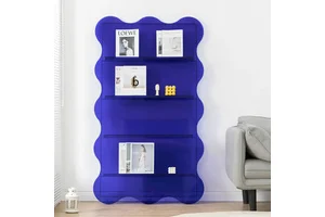 Guangdong Acrylic Book Shelf Manufacturer Custom Lucite Magazine Rack Wall Floor-Standing Bookcase