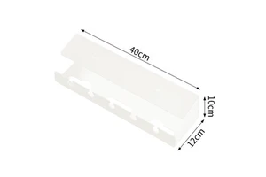 Factory Customized Metal Wire Hook Type Powder Coating Under Desk Cable Cord Organizer Tray Storage Rack