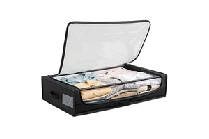 Best Price Foldable Underbed Storage Bag Square Modern Design with Wheels and Lid for Bedroom for Clothes and Shoes