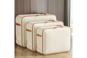 Super Large 100L Quilted Storage Bag Dust-Proof Moisture-Proof Duvet Clothes Mobile Packaging Flexible Zipper Oxford Cloth