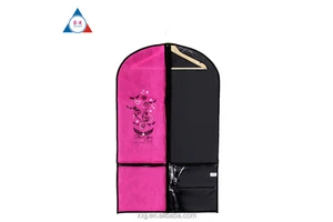 Wholesale Non-Woven Garment Bag Customizable Clothing Storage Solution Reusable Hanging Foldable Dustproof Made in China