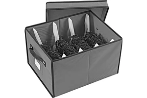 Christmas Light Box Organizer Holiday Light Storage Box with Lid