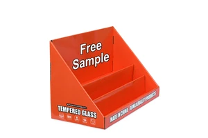 Retail Store Headphone Data Cable POS Desktop Display Stand Foldable PDQ Counter Display Stand