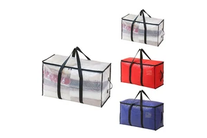 Reusable Oversize Moving Bags Foldable Heavy-Duty Packing Storage Bag For Quilt Clothing Wardrobe Home Travel Organizer