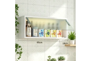 Factory Direct Sales Household Metal Wall Mounted Storage Rack Kitchen Rack Punch Free Storage Rack