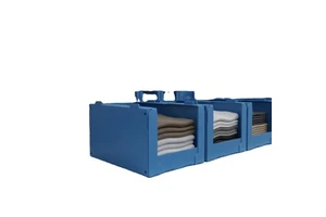 Hot Sale Stackable Corflute Waterproof Warehouse Clothes Picking Bins Corrugated Plastic Shelf Storage Boxes